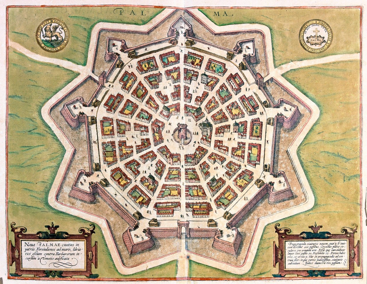 Catania az Etna hegyével a háttérben, Olaszország - Georg Braun, Köln, 