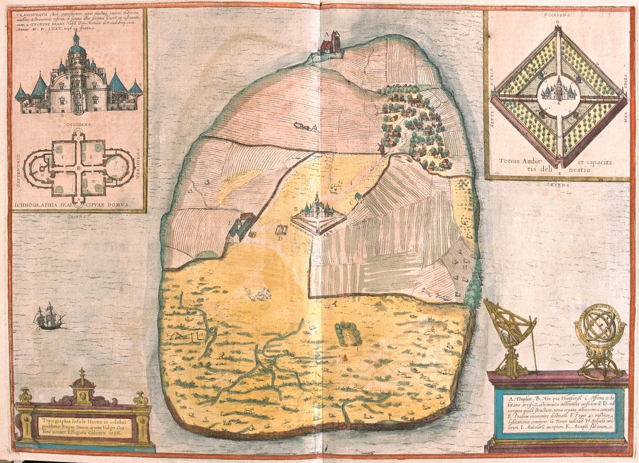 Dánia - Georg Braun "Civitates Orbis Terrarum" című művében, Köln 1617. alkotó: Georg Braun