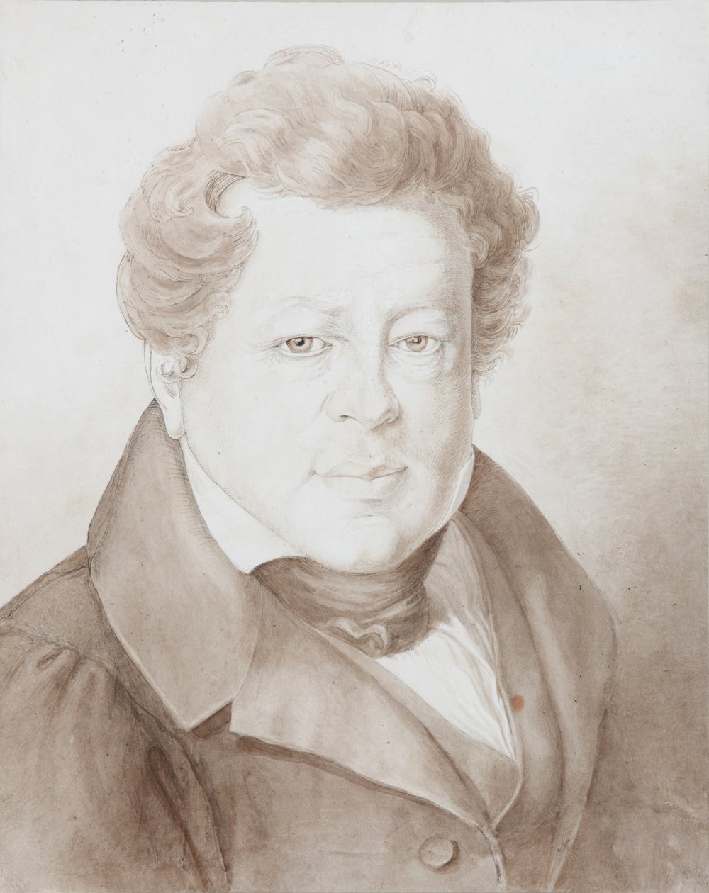 Alekszandr Ivanovics Turgenyev portréja 1784-1845, 1833 alkotó: Georg Christian August Kestner