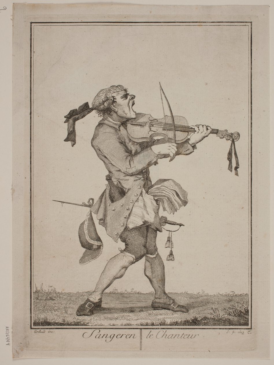 "Az énekes" alkotó: Georg Christian Schule