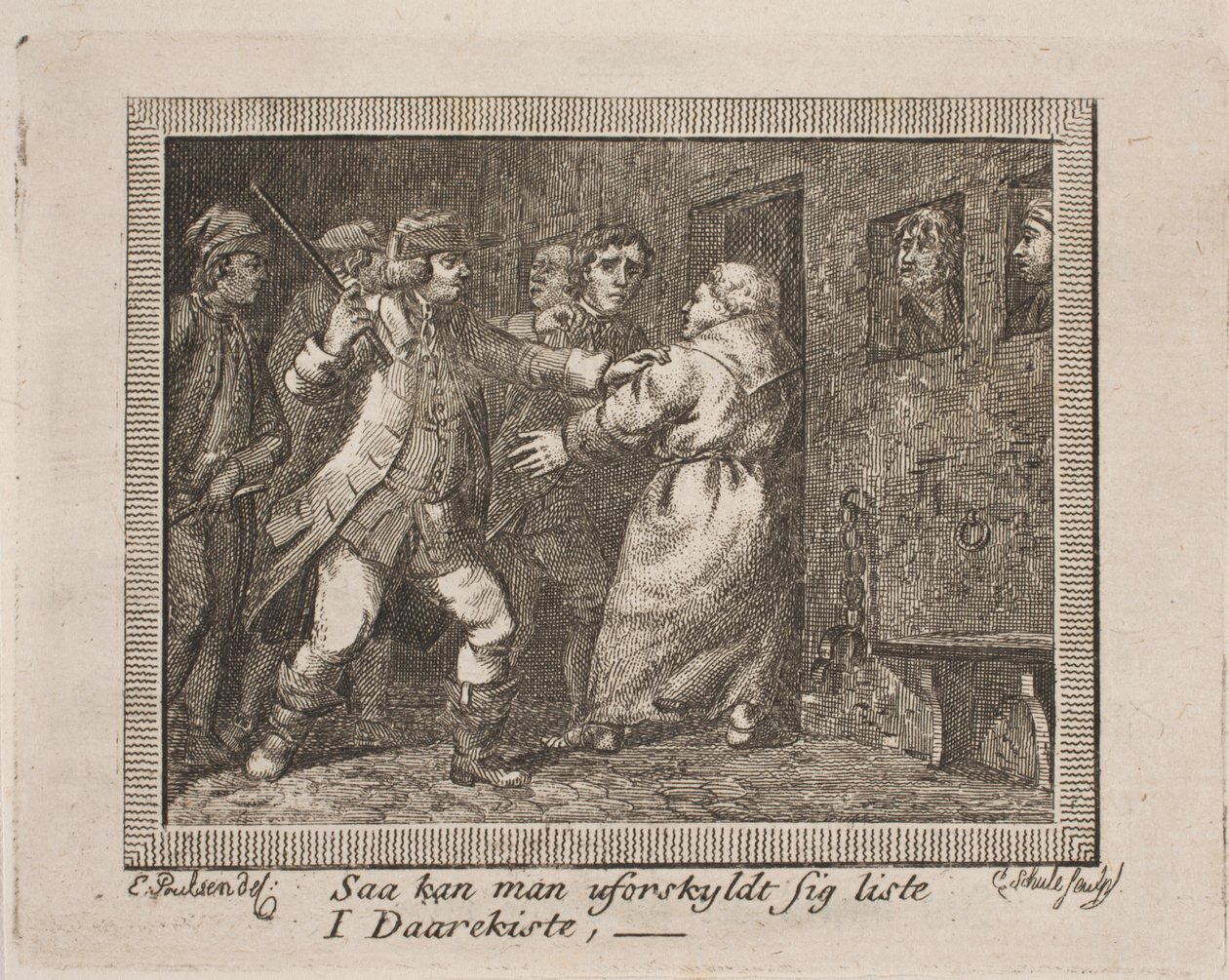 Matrica J. H. Wessel „Minden szentírás” című művéhez alkotó: Georg Christian Schule