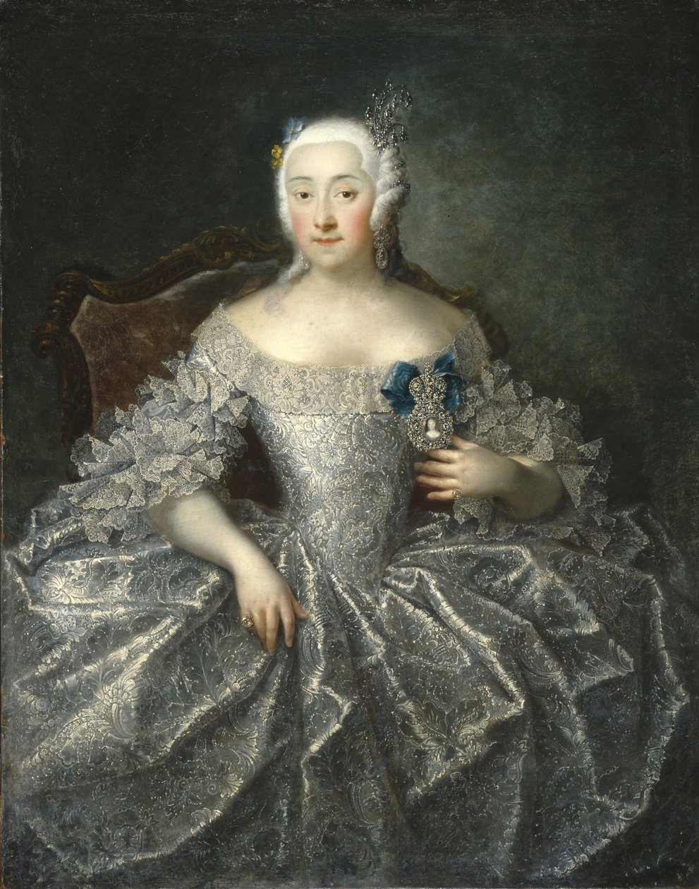 Varvara grófnő Alekszejevna Seremetyeva portréja 1711-1767, 1746 alkotó: Georg Christoph Grooth