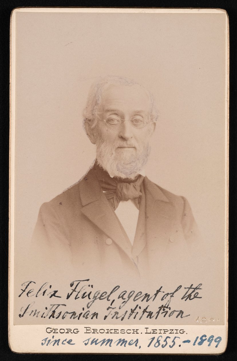 Felix Flugel portréja 1820-1904, 1894. alkotó: Georg Conrad Adolph Brokesch