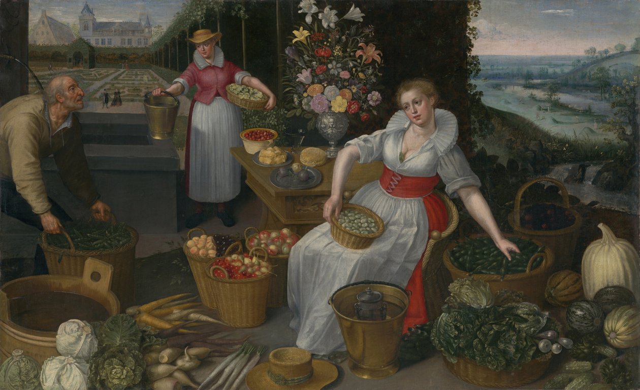 Nyár allegóriája, 1593. alkotó: Georg Flegel