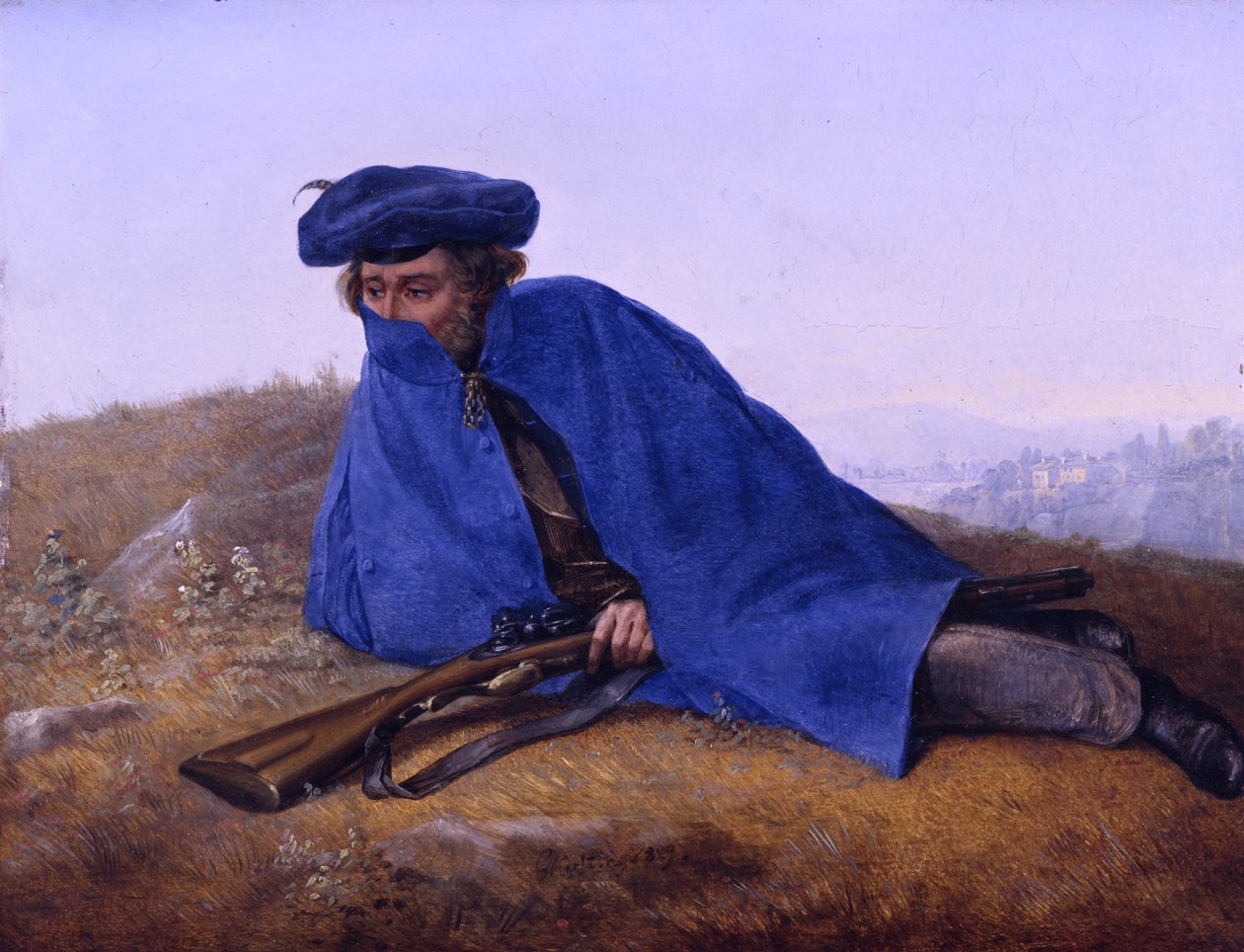 Előőrsön alkotó: Georg Friedrich Kersting