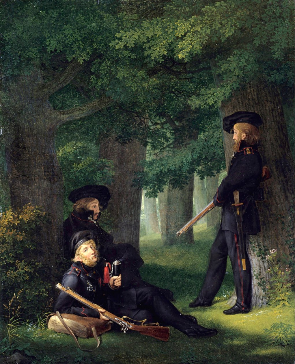 Előőrs szolgálata 1815 alkotó: Georg Friedrich Kersting