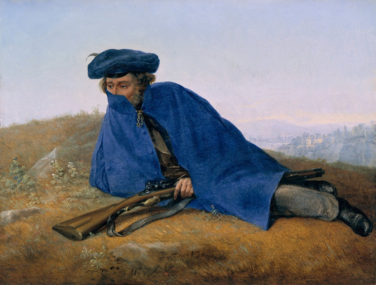 Előőrs szolgálat, 1829 alkotó: Georg Friedrich Kersting