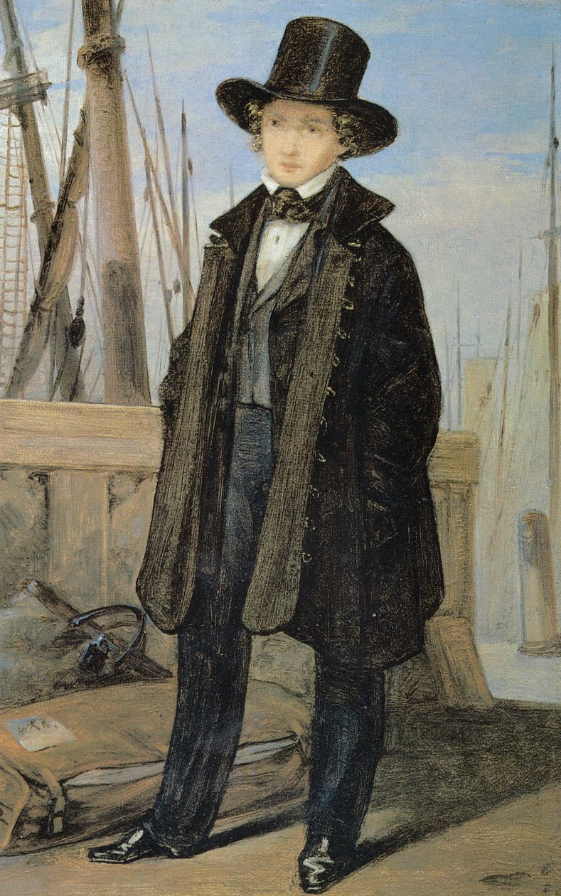 Richard Kersting Riga felé indulás előtt alkotó: Georg Friedrich Kersting