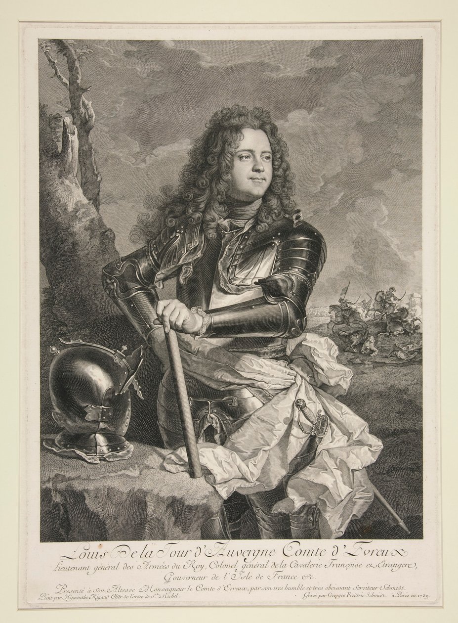 Louis de la tour d portréja alkotó: Georg Friedrich Schmidt