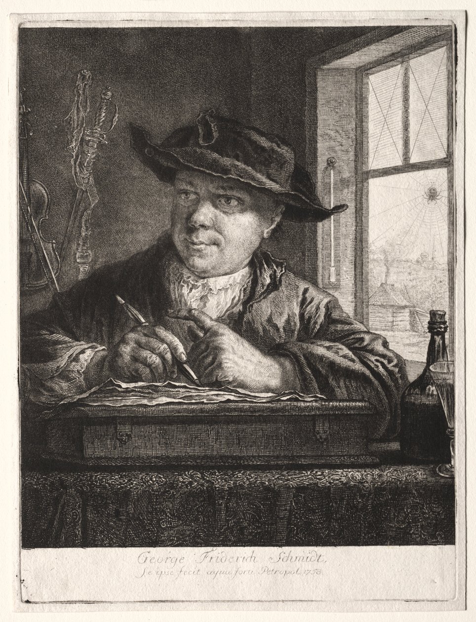 Önarckép alkotó: Georg Friedrich Schmidt