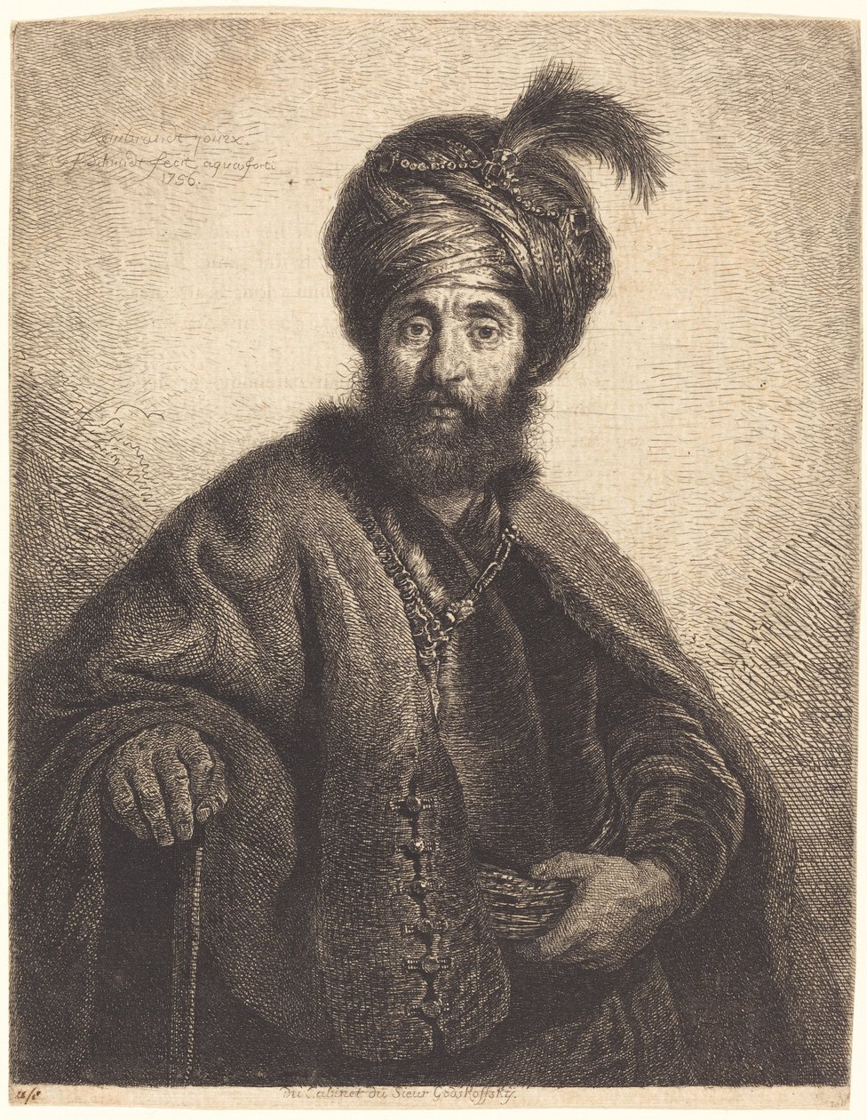 A perzsa alkotó: Georg Friedrich Schmidt after Rembrandt van Rijn