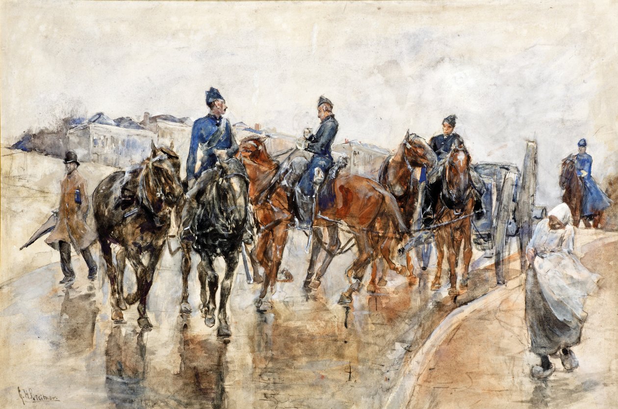 Visszatérve a manőverekből alkotó: Georg Hendrik Breitner