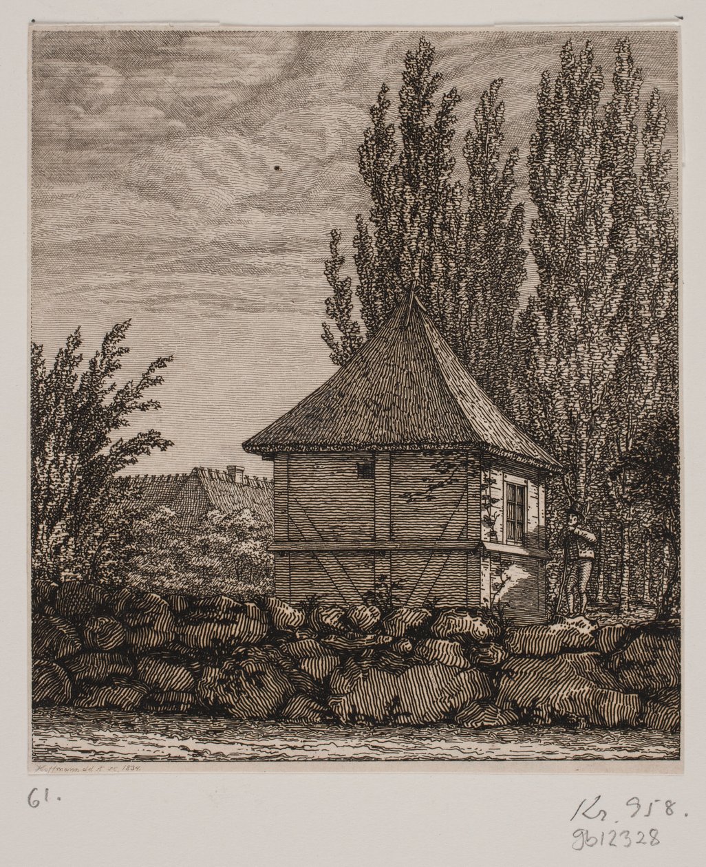 A karrebæki lelkészlakban alkotó: Georg Hoffmann