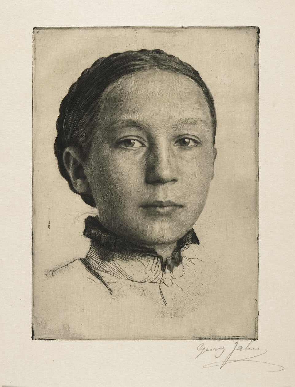 Kinderköpfe, Trina alkotó: Georg Jahn