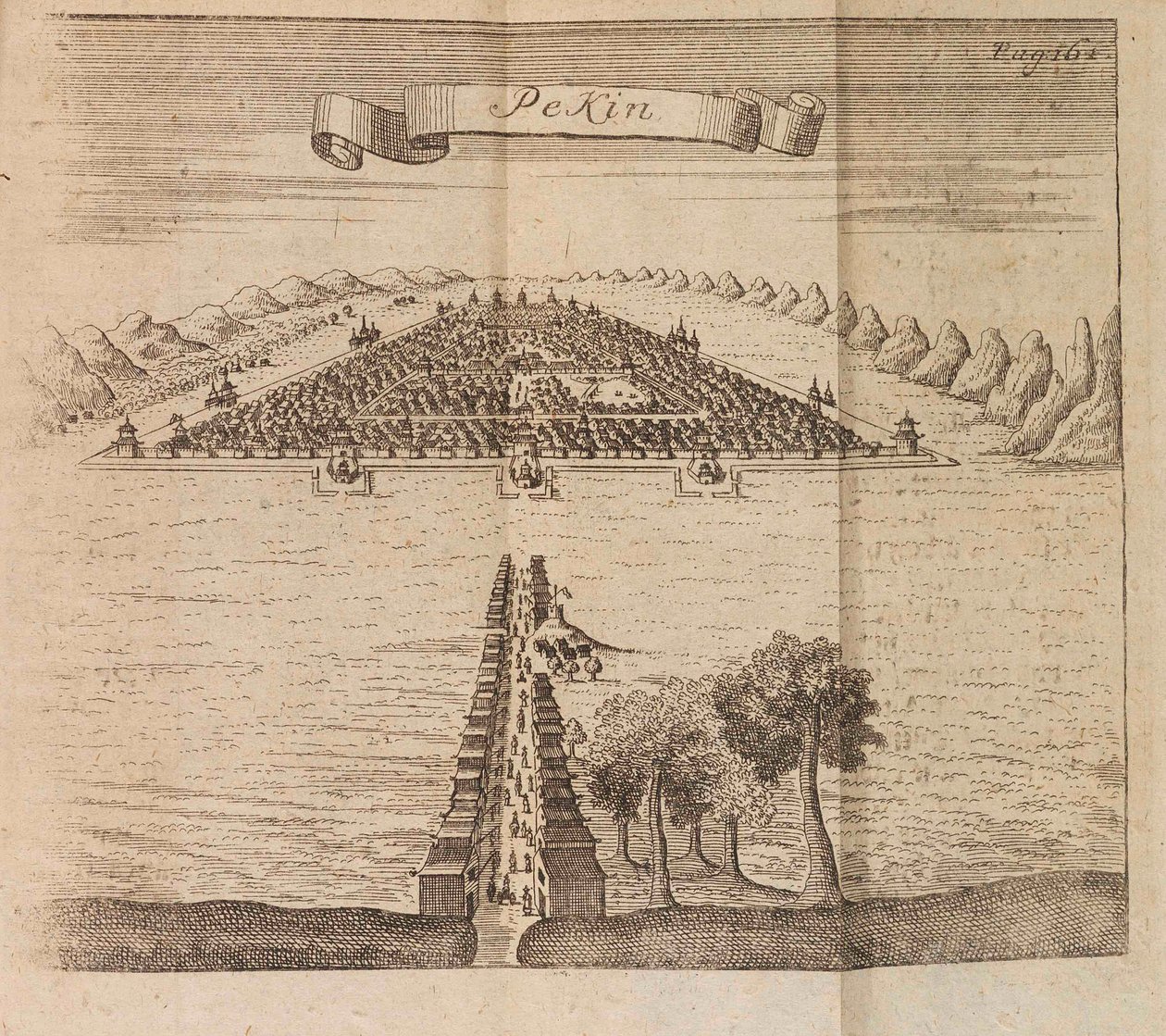 Peking. Egy pekingi nagykövetség útleírása I. Nagy Péter cár szervezésében, 1719. alkotó: Georg Johann Unverzagt