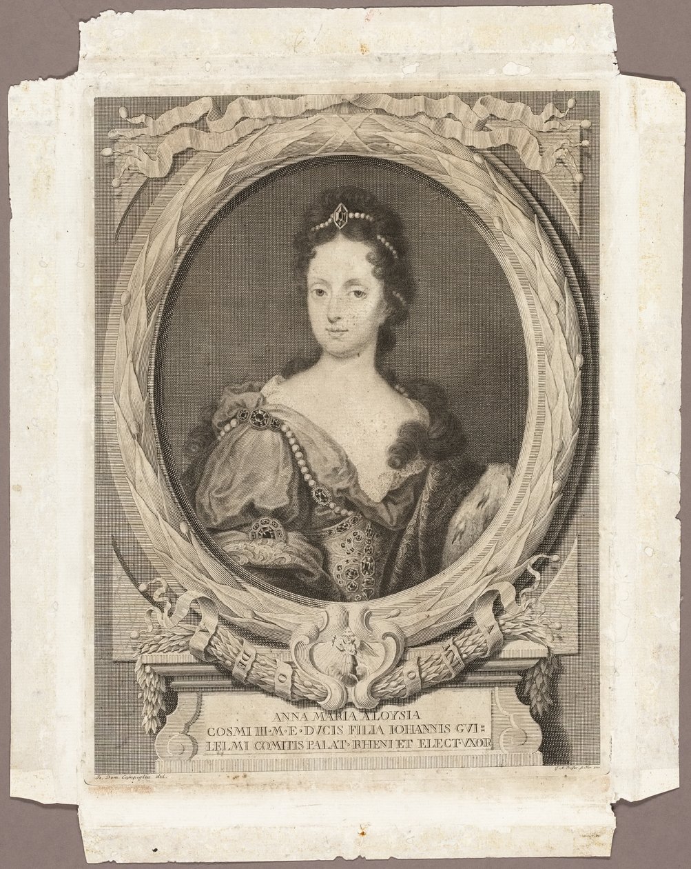 Anna Maria Luisa alkotó: Georg Martin Preissler