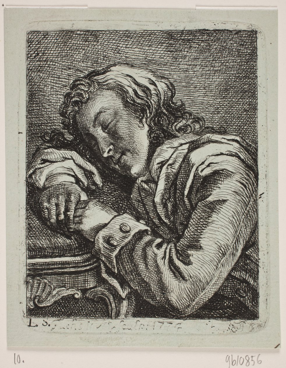 Egy alvó ember alkotó: Georg Mathias Fuchs