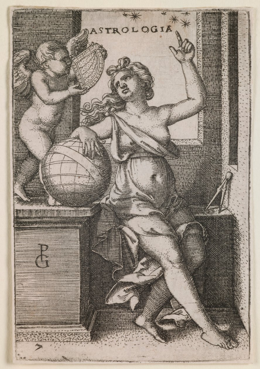 Astrologia, a „The Liberal Arts” sorozatból alkotó: Georg Pencz