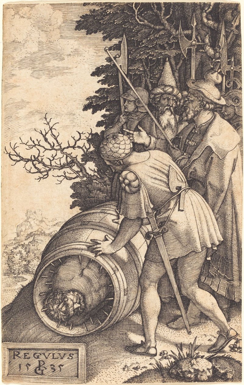 Attilius Regulus alkotó: Georg Pencz