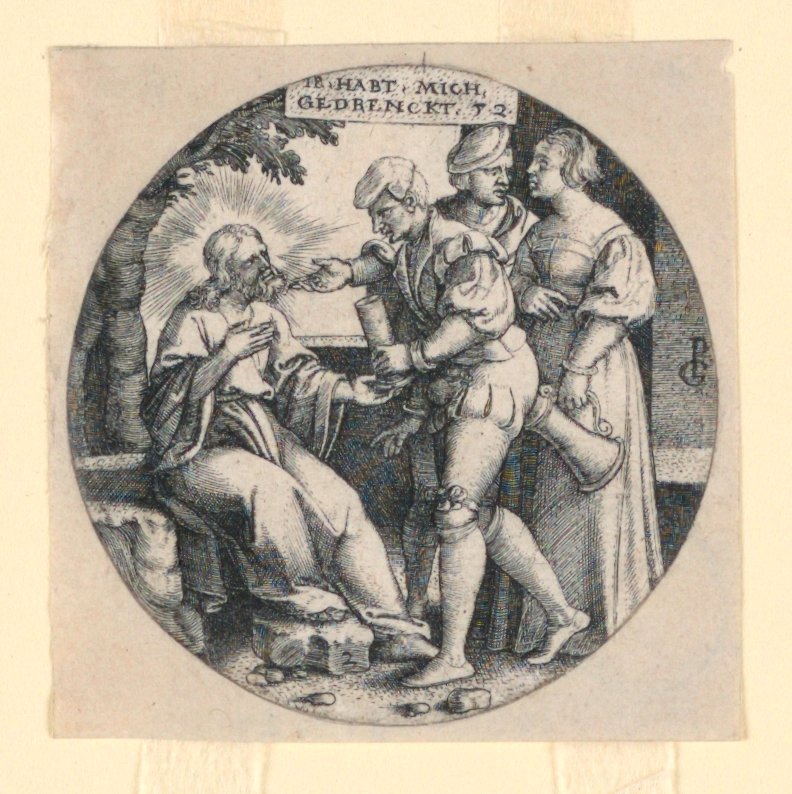 Krisztus a kertben alkotó: Georg Pencz