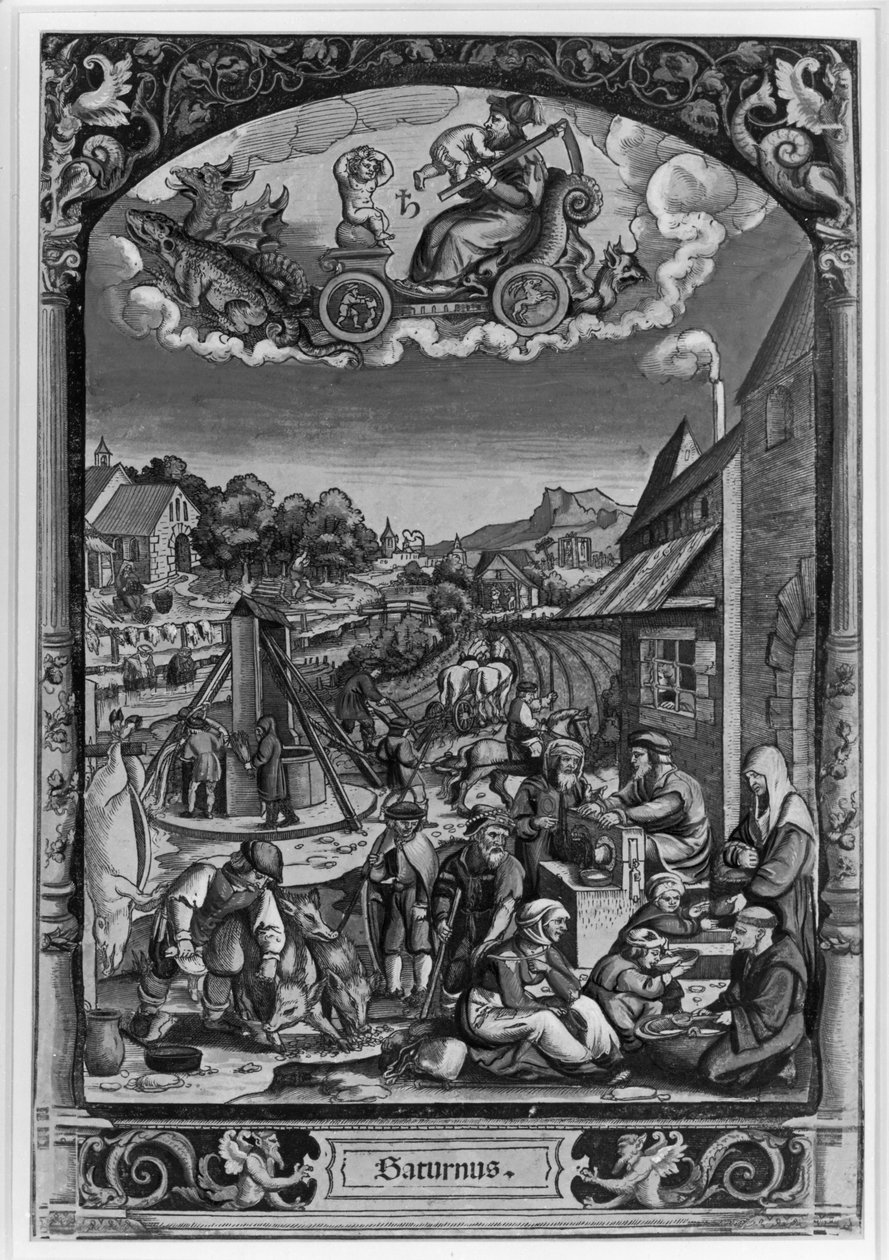 A hét bolygó: Szaturnusz alkotó: Georg Pencz
