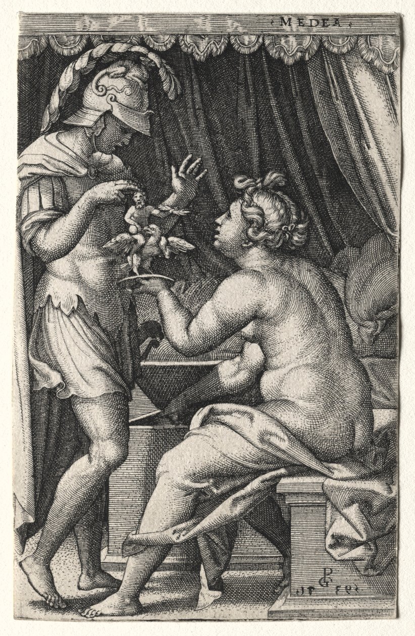 Médea és Jason alkotó: Georg Pencz