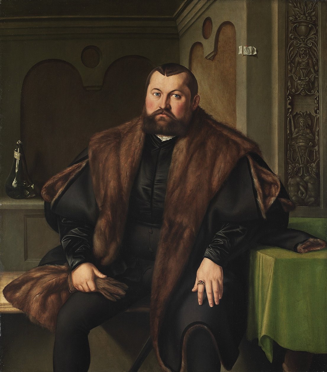 Baldinger Zsigmond portréja 1510-1558, 1545 alkotó: Georg Pencz