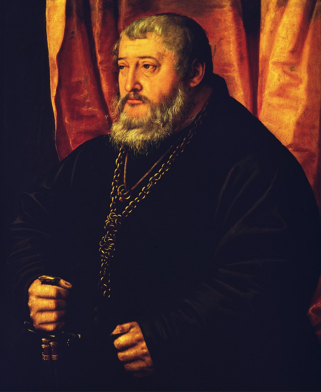Otto Henry választófejedelem portréja, 1543 (olaj, fa) alkotó: Georg Pencz