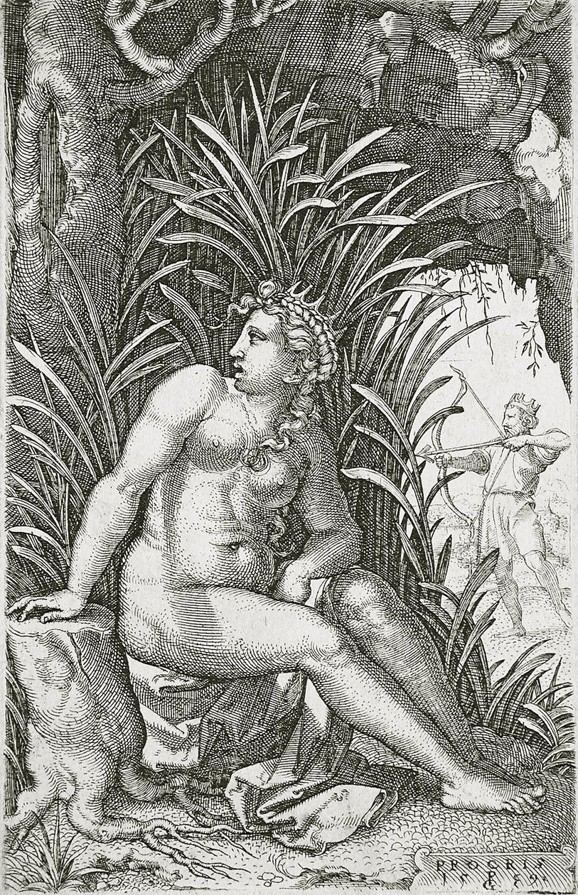 Prokrisz megölte Cephalus alkotó: Georg Pencz