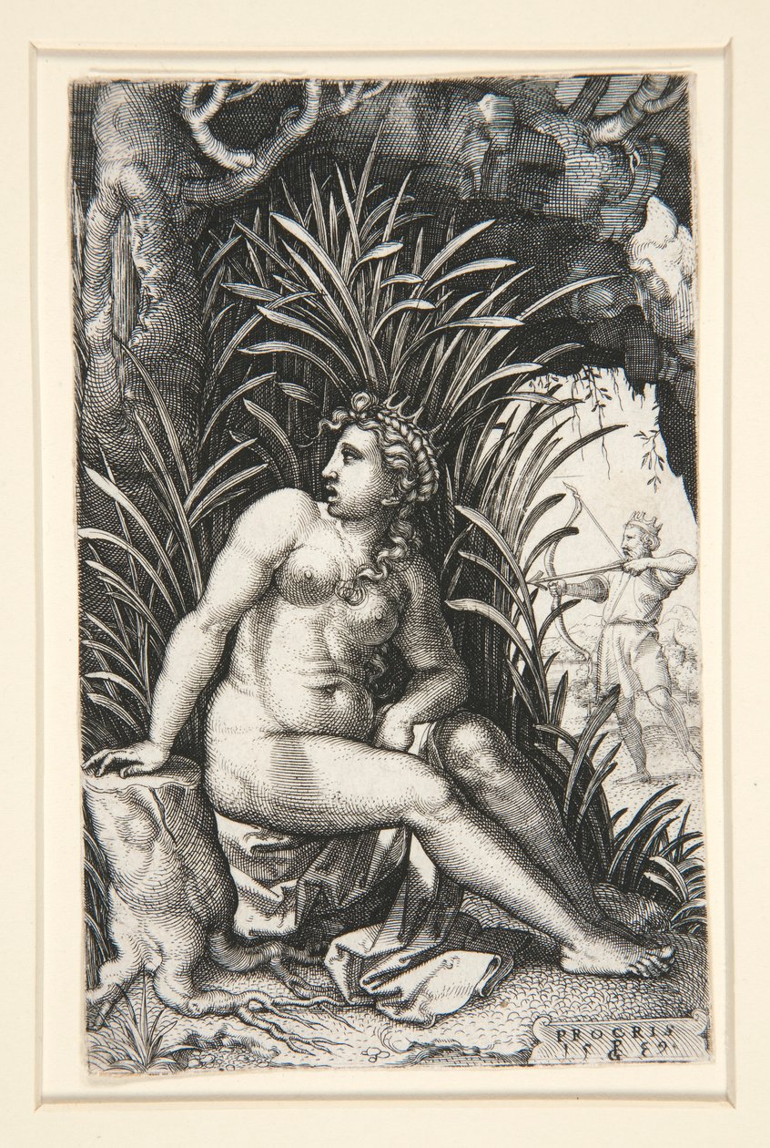 Prokrisz és Cephalus, A görög hősnők című sorozatból alkotó: Georg Pencz