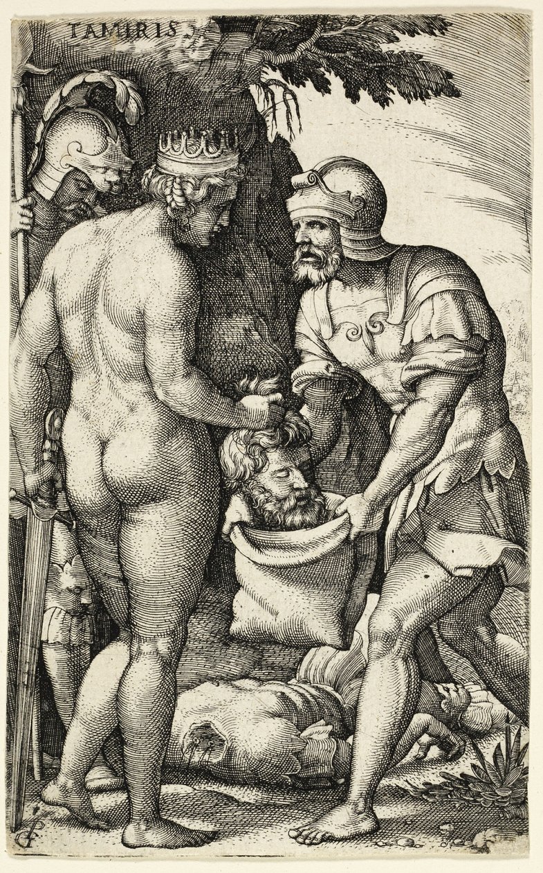 Tamiris, a görög hősnőkből alkotó: Georg Pencz