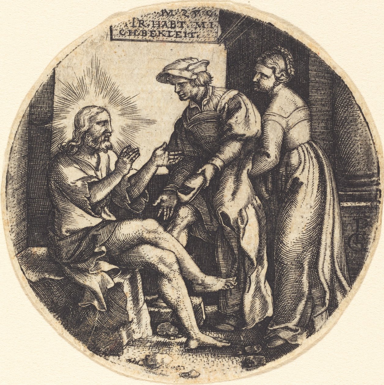 Felöltöztetni a mezteleneket alkotó: Georg Pencz