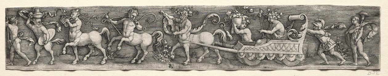 Bacchus diadala alkotó: Georg Pencz