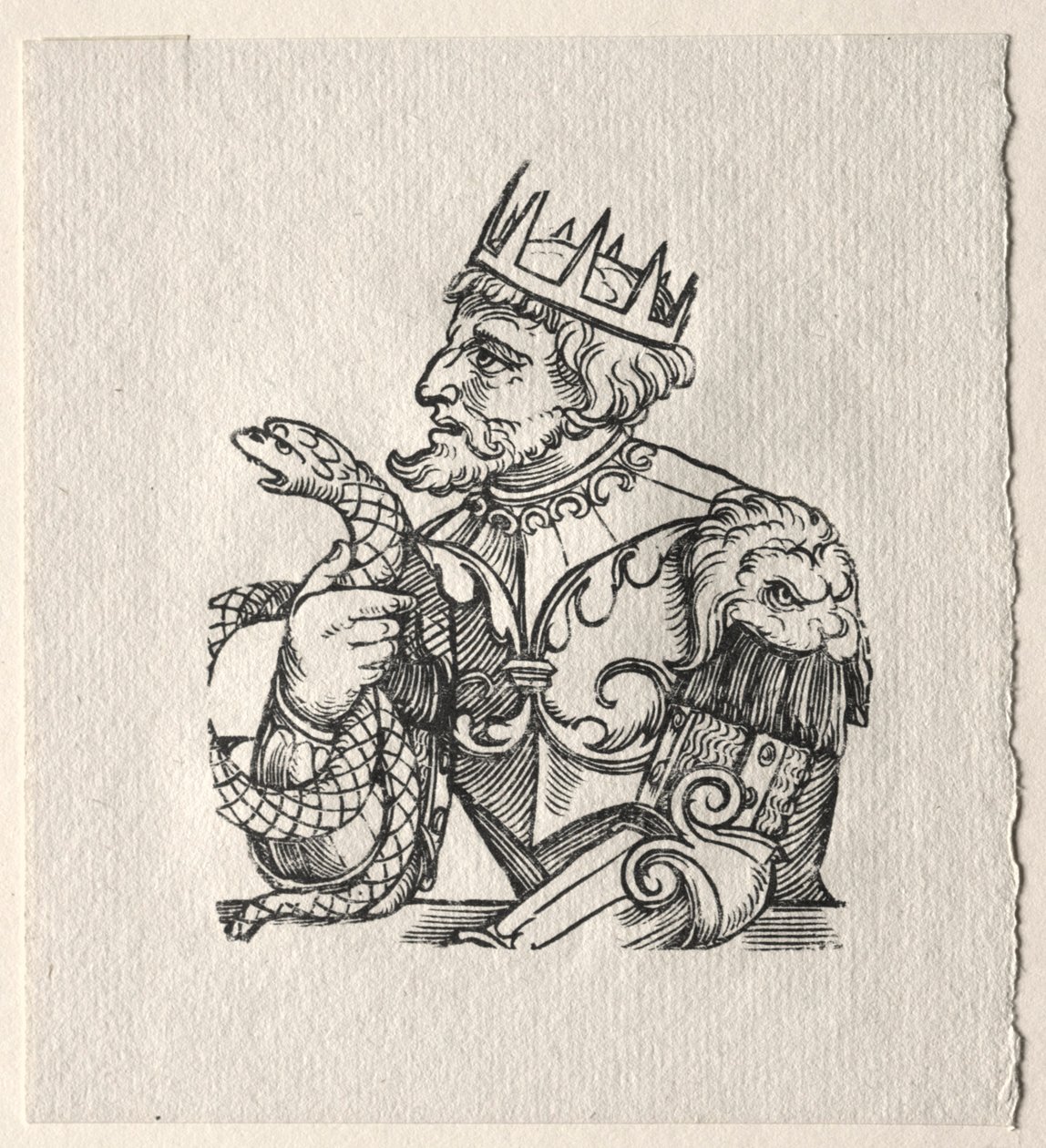 Az Ószövetség zsarnokai: Antiochus. alkotó: Georg Pencz