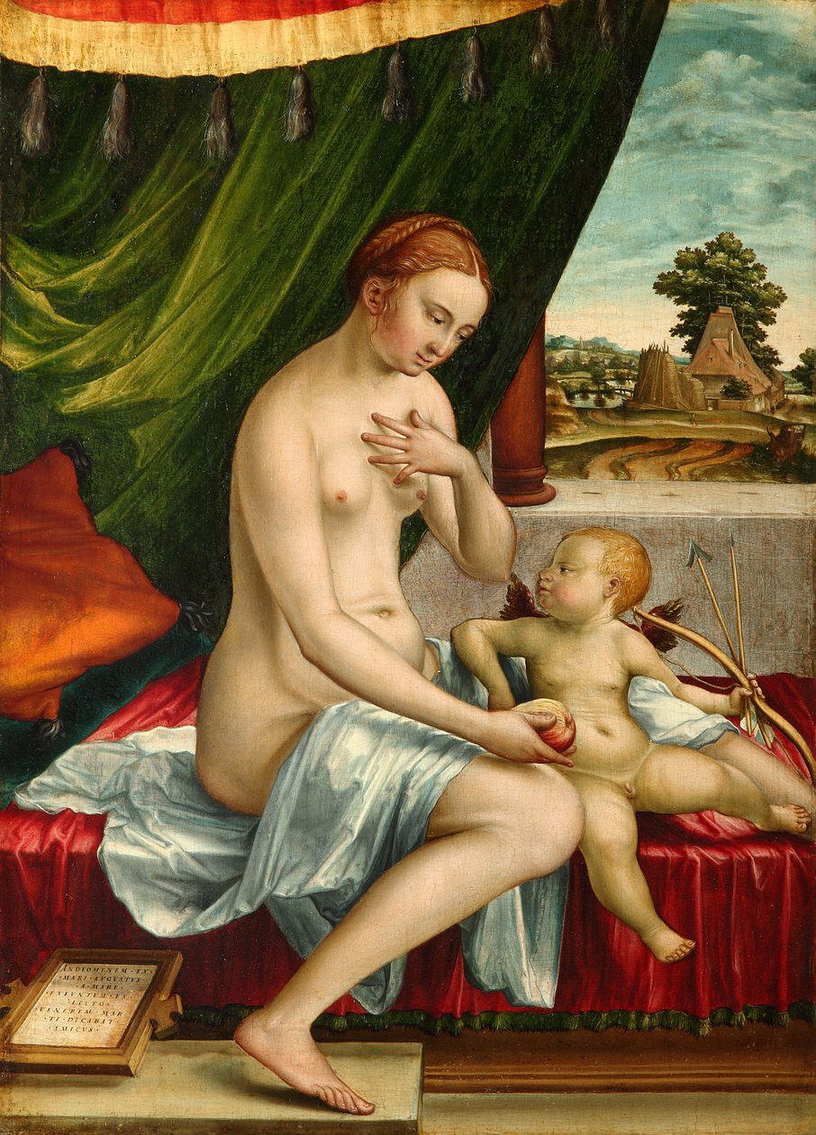 Vénusz és Ámor alkotó: Georg Pencz
