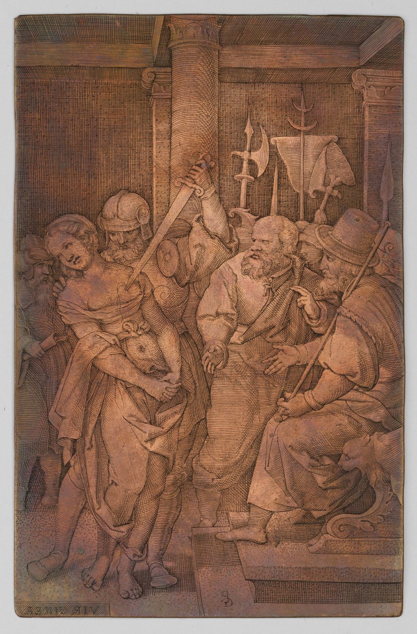 Virginia von ihrem Vater getötet alkotó: Georg Pencz