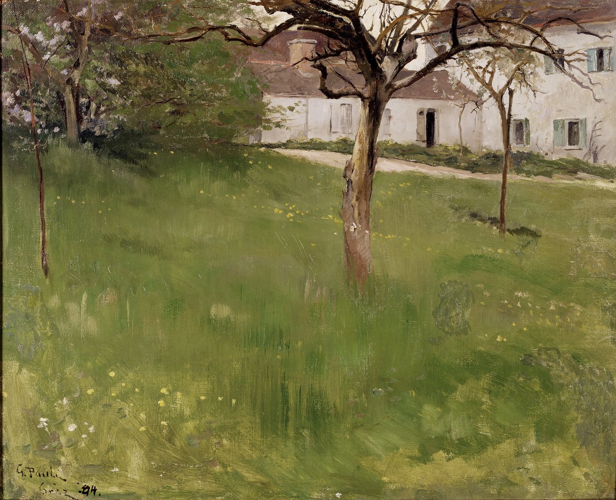 Egy kert Grezben, 1884 alkotó: Georg Vilhelm Pauli