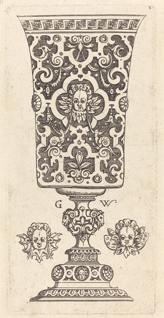 Csésze alkotó: Georg Wechter I