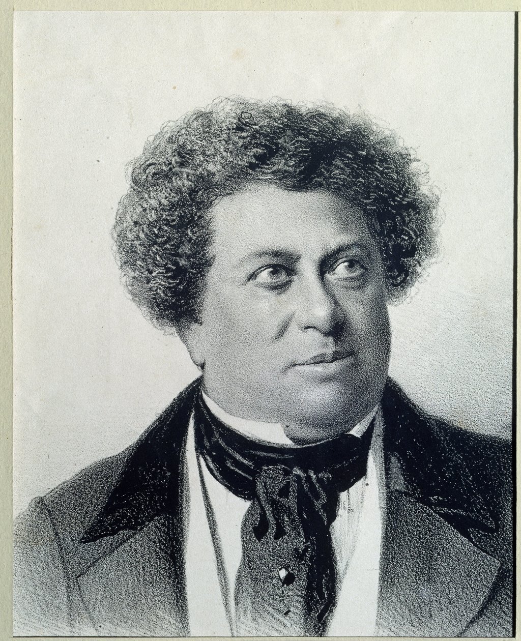 Alexandre Dumas (1802-1870) szerző portréja alkotó: Georg Wilhelm Timm