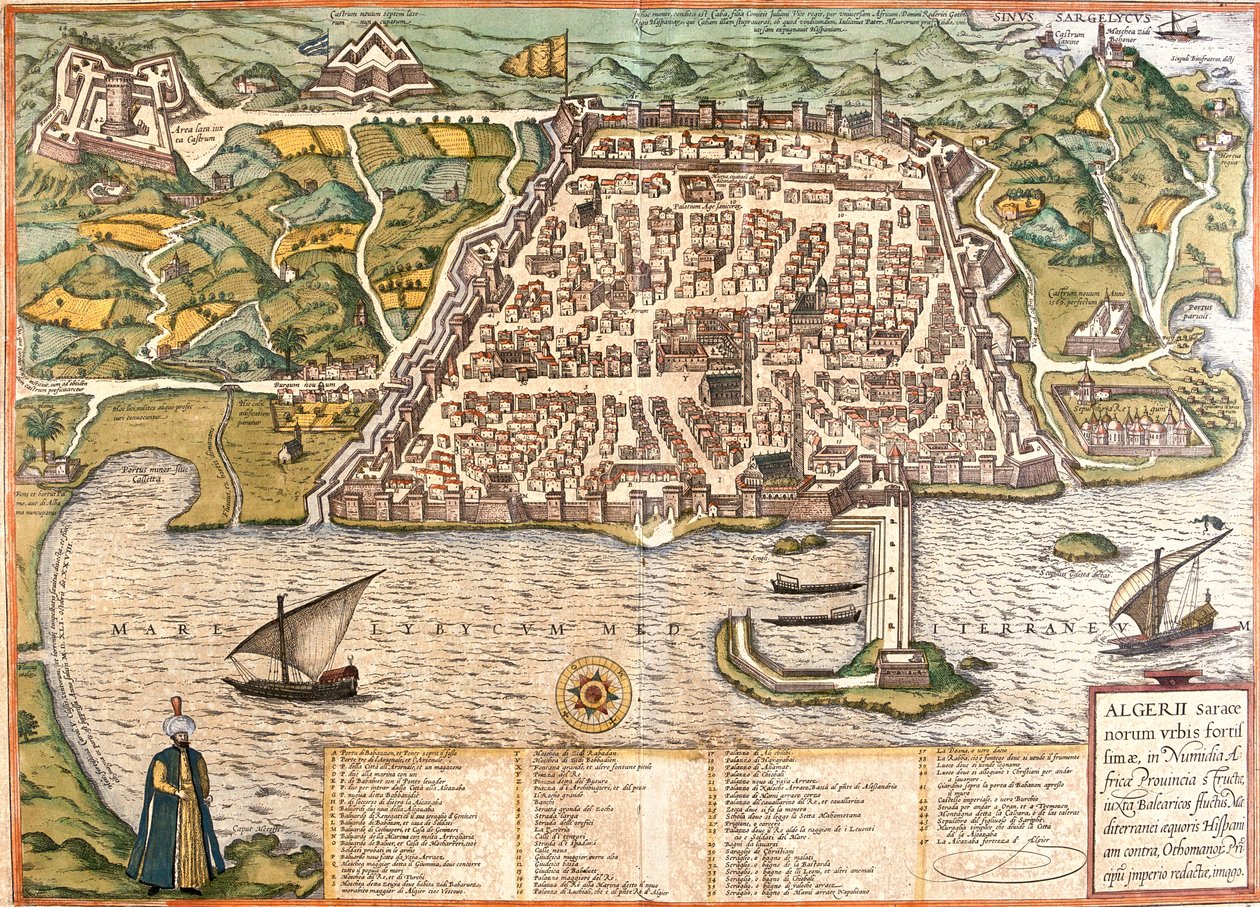 Algír, Algéria alkotó: Georg and Hogenberg Franz (1535-90) Braun