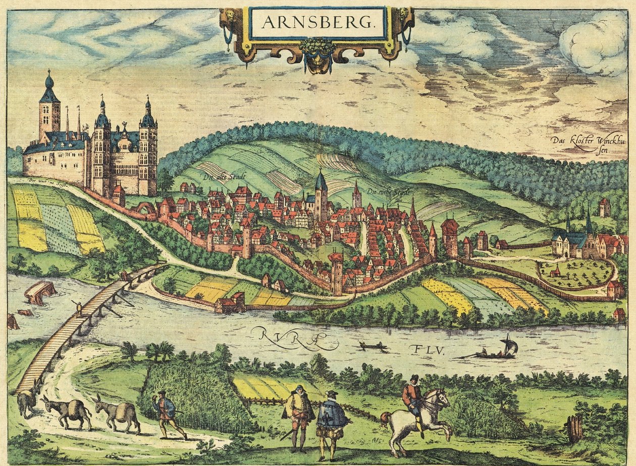 Arnsberg alkotó: Georg and Hogenberg Franz (1535 90) Braun