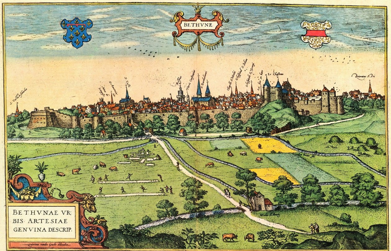 Bethune alkotó: Georg and Hogenberg Franz (1535 90) Braun