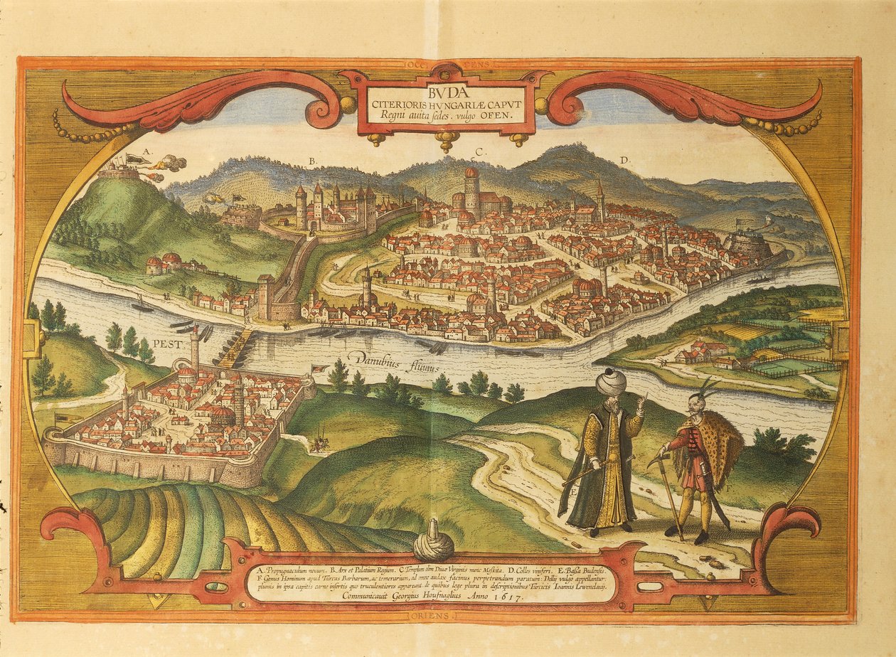 Budapest a világ városaiból, Georg Braun alkotó: Georg Braun and Hogenberg Franz