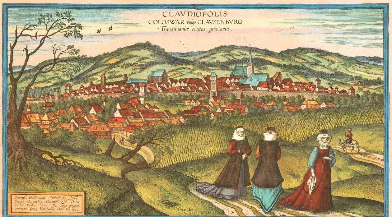 Dacia, Románia alkotó: Georg and Hogenberg Franz (1535 90) Braun
