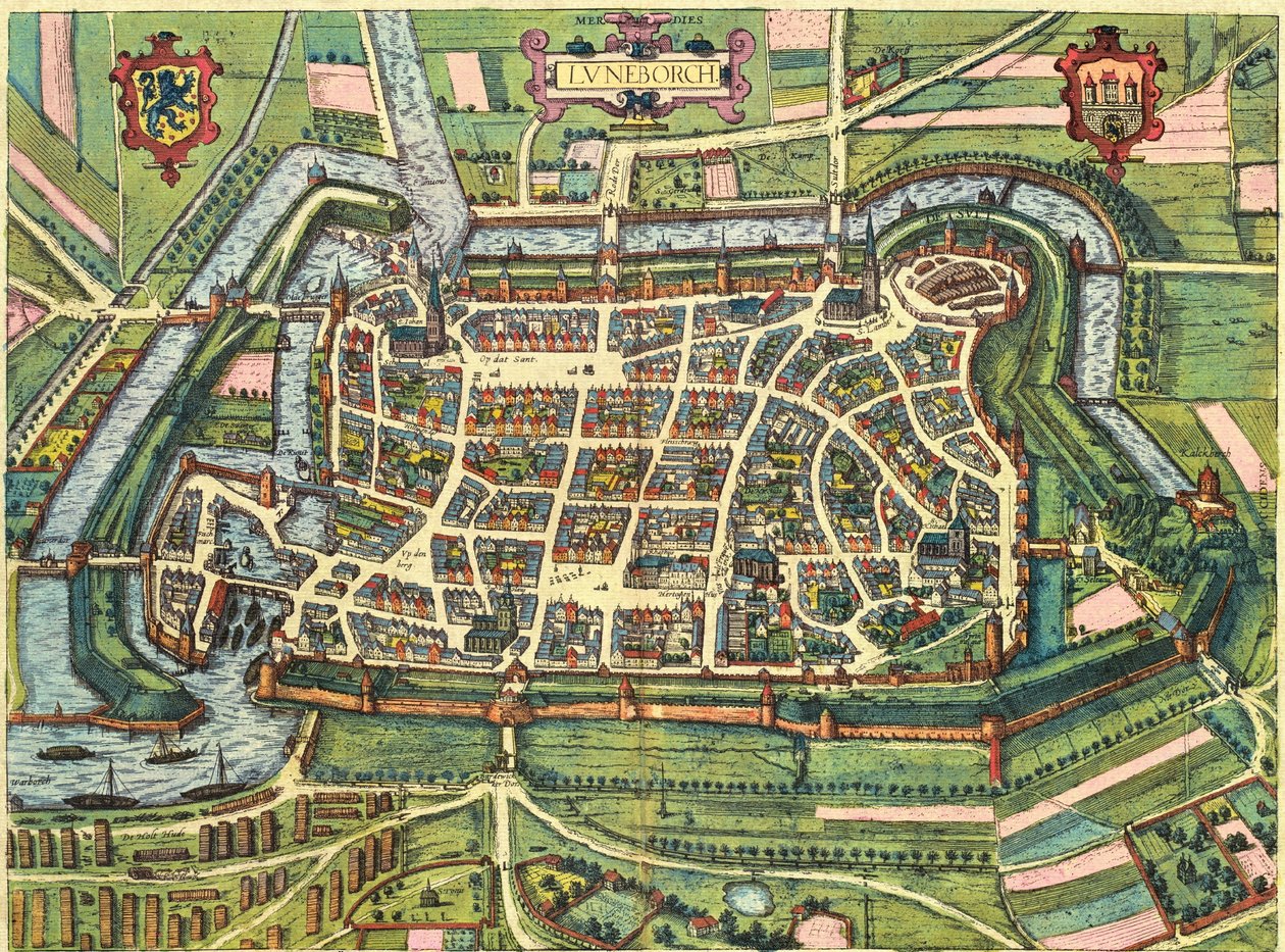 Edinburgh, Skócia alkotó: Georg and Hogenberg Franz (1535 90) Braun