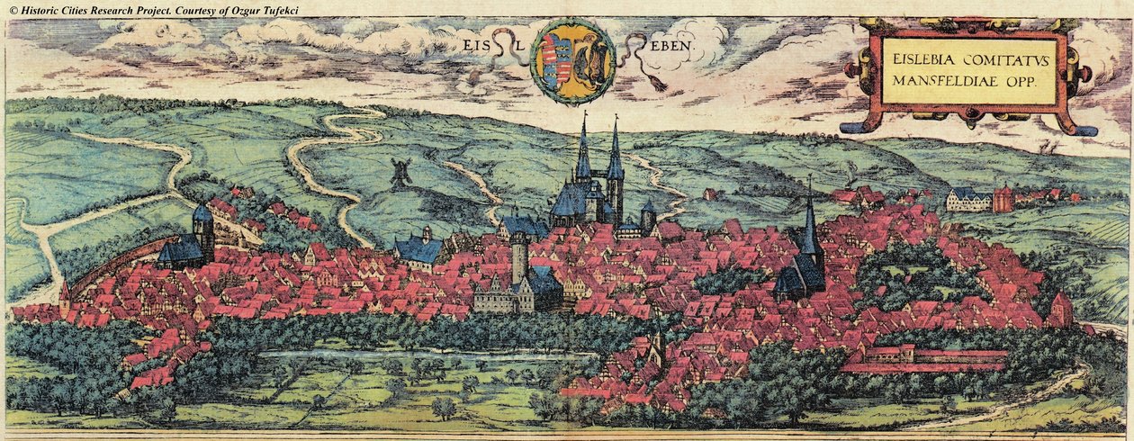 Eisleben Szászországban alkotó: Georg and Hogenberg Franz (1535 90) Braun