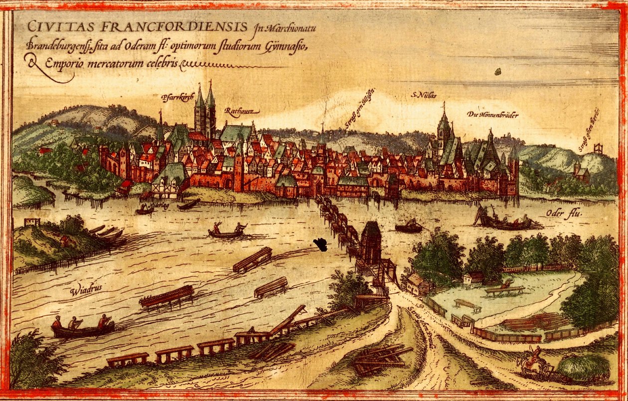 Frankfurt an der Oder alkotó: Georg and Hogenberg Franz (1535 90) Braun