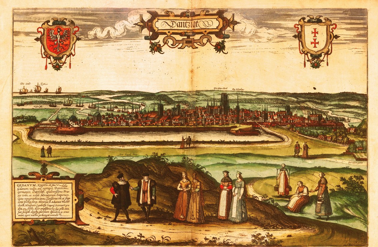 Gdansk, Lengyelország alkotó: Georg and Hogenberg Franz (1535 90) Braun