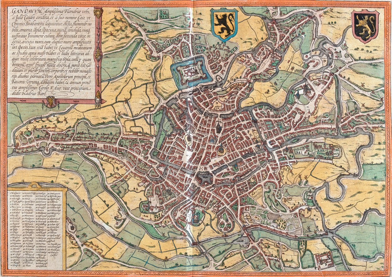 Gent, Belgium alkotó: Georg and Hogenberg Franz (1535 90) Braun