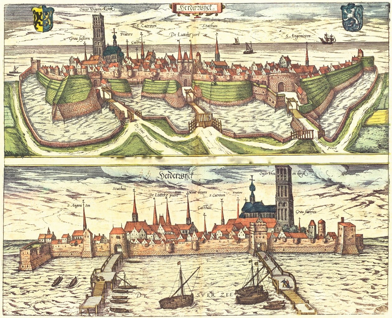 Harderwijk, Hollandia, Hollandia alkotó: Georg and Hogenberg Franz (1535 90) Braun